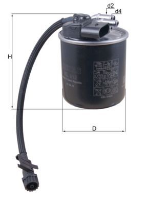 KNECHT YAKIT FİLTRESİ 651 (A6510902952)