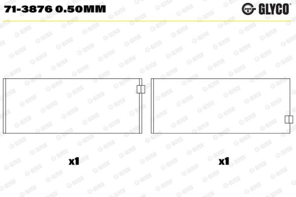 GLYCO YATAK 611 KOL 0,50 SPR/VITO 4 PARÇA VERILECEK (A6110300260)