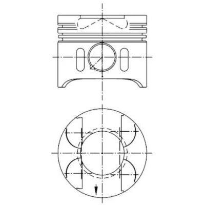 SONNE PİSTON 611 MOTOR 88 MM 28 PİM (A6110300617)