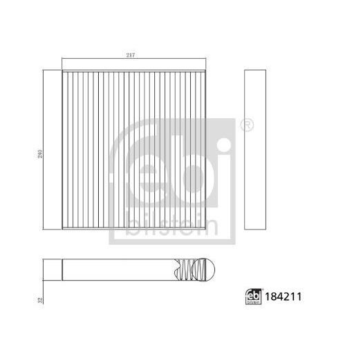 FEBI KİLMA FİTRESİ X1 (64115A547D9)