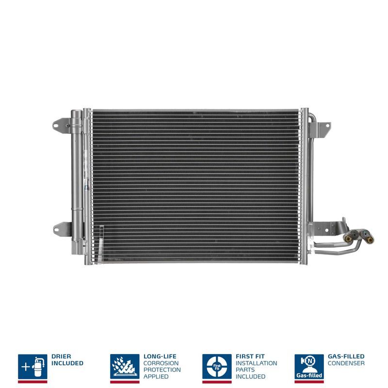 NISSENS KLİMA RADYATÖRÜ CADDY/GOLF/JETTA/TOURAN/A3/TT (1K0820411Q)