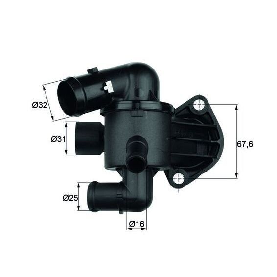 BEHR THERMO TERMOSTAT GOLF VI 2,0 TDI PASSAT CBAB (03L121111AC)