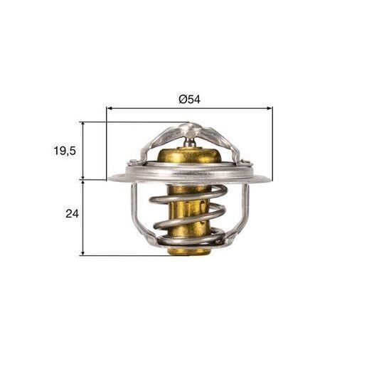 BEHR THERMO TERMOSTAT A4-A5-A6-Q5-POLO CAGA CAHA CAGB CAGC BBY BKY BBZ 1 4 16V 2 0 TDI 08- (03L121113A)