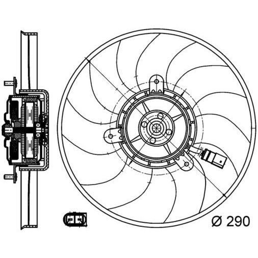 BEHR FAN MOTORU CADDY PASSAT 1,9-2,0 TDI (1K0959455ET)
