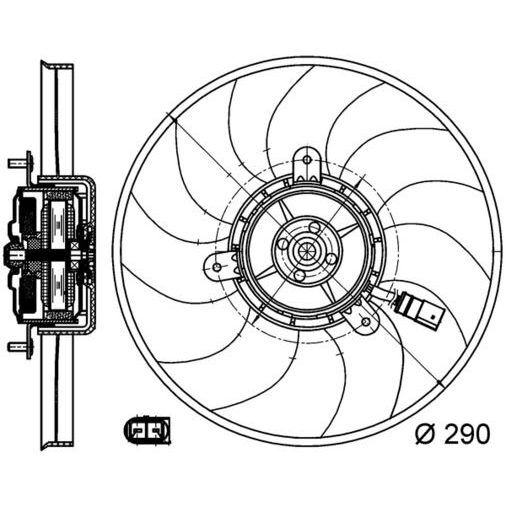 BEHR FAN MOTORU CADDY PASSAT 1,9-2,0 TDI (1K0959455ET)