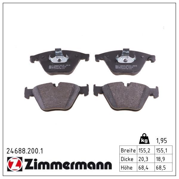 ZIMMERMANN ÖN FREN BALATASI. F01-F02--F10-F11... (34116850885)