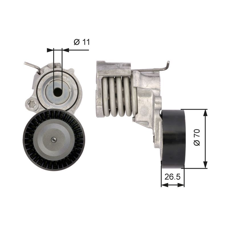 GATES ŞARZ GERGİ KÜTÜĞÜ POLO 1,2 BME (03E903133A)