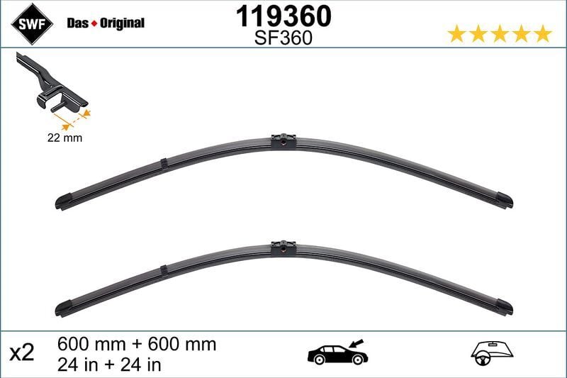SWF SİLECEK TKM (600+600 MM) T5 T6 >13 (7H5955425)