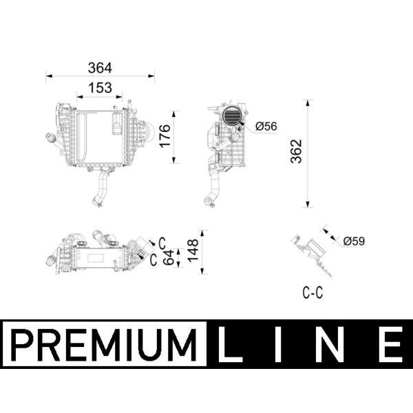 BEHR TURBO RADYATÖRÜ W205/W213/W253/W447 (A6540904101)