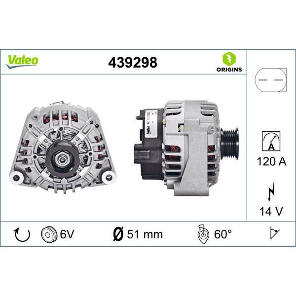VALEO ALTERNATÖR MERCEDES (A0131548102)