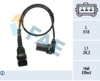FAE SENSÖR EKSANTİRİK M52/M54-E38/E39/E46/E60/E65/E70/E83 (12147539165)