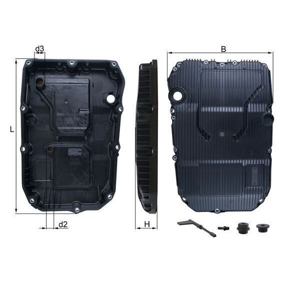 KNECHT OTOMATİK ŞANZIMAN YAĞ KARTERİ (A7252703707)