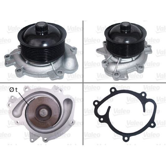 VALEO DEVİRDAİM. M642. W164-251-221-463. M930-932-940-970. 8PK KASNAK. (A6422001001)