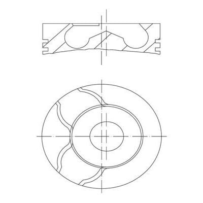 MAHLE PİSTON.602 LA 89,50 MM SPR. TURBO (A6020301017)