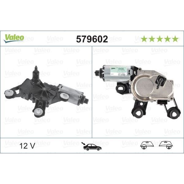 VALEO SİLECEK MOTORU (ARKA) AUDI A4 (07-) (4F9955711B)