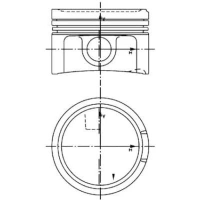 SONNE PİSTON (81.50 MM 0,50) 1.8T 20V PASSAT 1.8T 20V AWT/BFB (06B107065N)