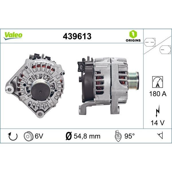VALEO ALTERNATÖR BMW 1 (E88 E90) 3 (E90 E91 E92) (12317802619)