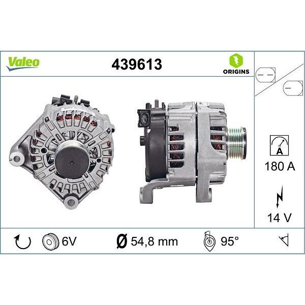 VALEO ALTERNATÖR BMW 1 (E88 E90) 3 (E90 E91 E92) (12317802619)