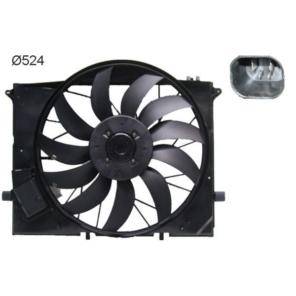 BEHR FAN W220 (A2205000293)