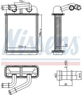 NISSENS KALORİFER MOTORU Q7/TOUAREG/CAYENNE (7L0819032)