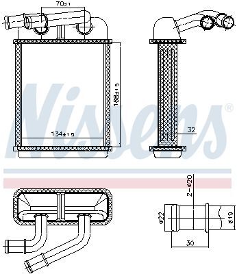 NISSENS KALORİFER MOTORU Q7/TOUAREG/CAYENNE (7L0819032)