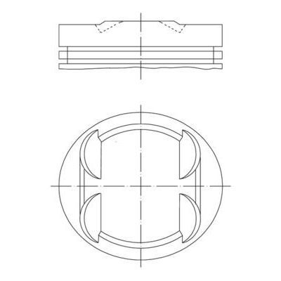 MAHLE PİSTON 112 MOTOR 90,15 MM (A1120306317)