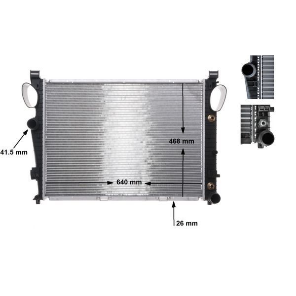 BEHR SU RADYATÖRÜ W220 (A2205002403)