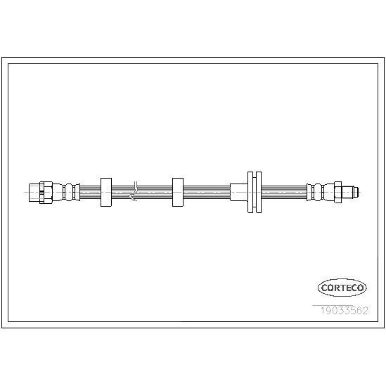CORTECO ÖN FREN HORTUMU RANGE ROVER 3.0 (SHB000011)