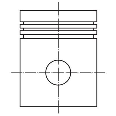 MAHLE PİSTON 115 87.00 MM (STD) 200 (A1150301917)