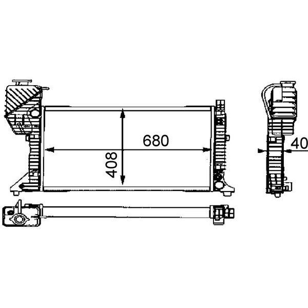 BEHR SU RADYATÖRÜ SPRINTER (A9015003400)