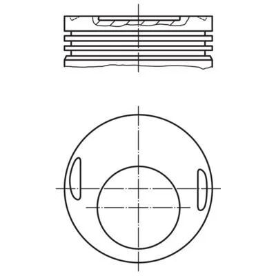MAHLE PİSTON 102 96,5MM 230E (M0027002)