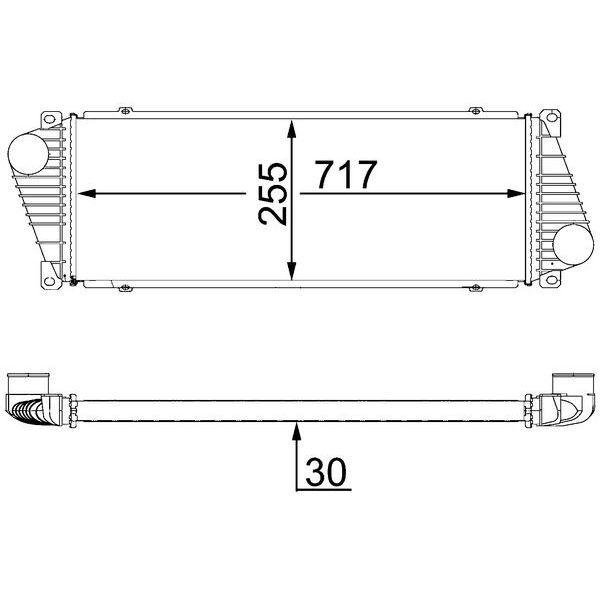 BEHR İNTERKOL RADYATÖRÜ W901 (A9015010701)