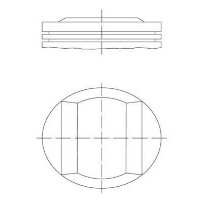 MAHLE PISTON 111 M 202-210 E200 / C200 89,90 MM (A1110304318)