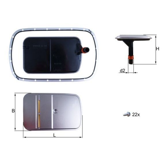 KNECHT ŞANZIMAN FİLİTRESİ M43 / M47 / M51 / M57 SET CONTALI (24152333825)