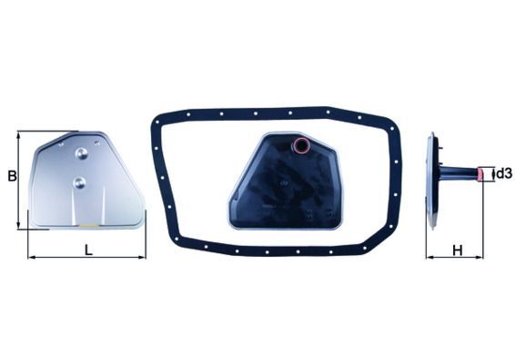 KNECHT ŞANZIMAN FİLTRESİ CONTALI TM.TK. E53/E65/E66/E83 (24152333899)