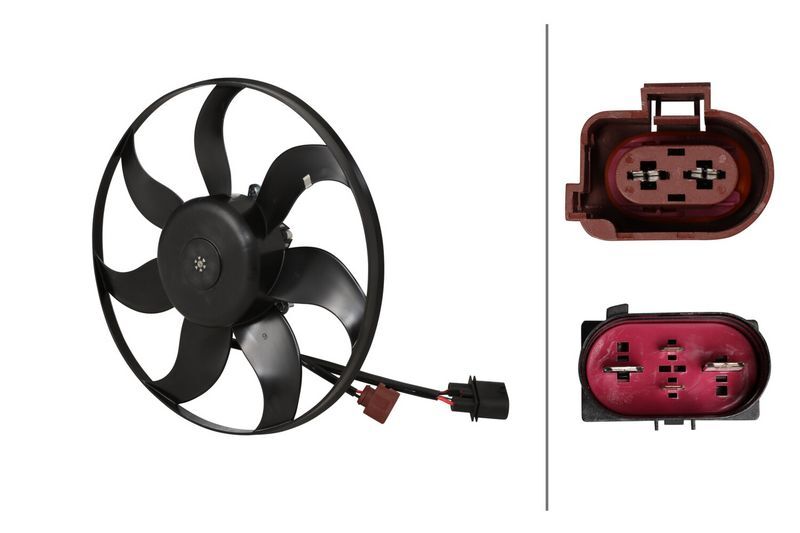 HELLA TERMAL FAN MOTORU GOLF V- CADDY SOL (1K0959455P)