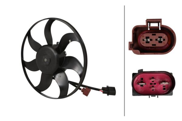 HELLA TERMAL FAN MOTORU GOLF V- CADDY SOL (1K0959455P)