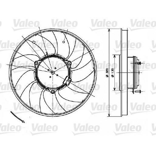 VALEO FAN MOTORU (A9065000493)