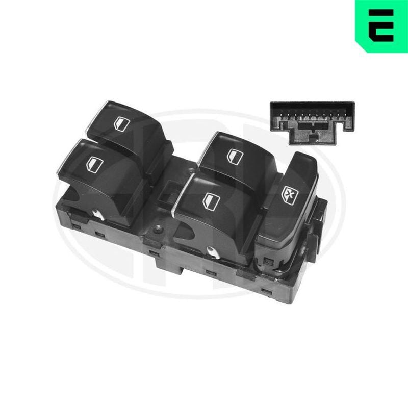 ERA CAM AÇMA DÜĞMESİ (DÖRTLÜ) KROM GOLF/PASSAT 13>22 (5G0959857C)