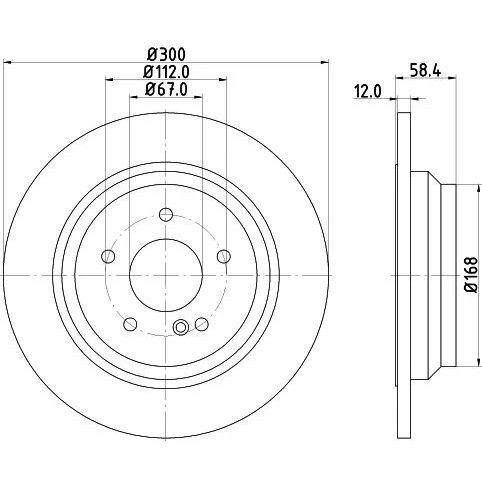OPTIMAL FREN DİSKİ 221 ARKA 320/350 (A2214230712)