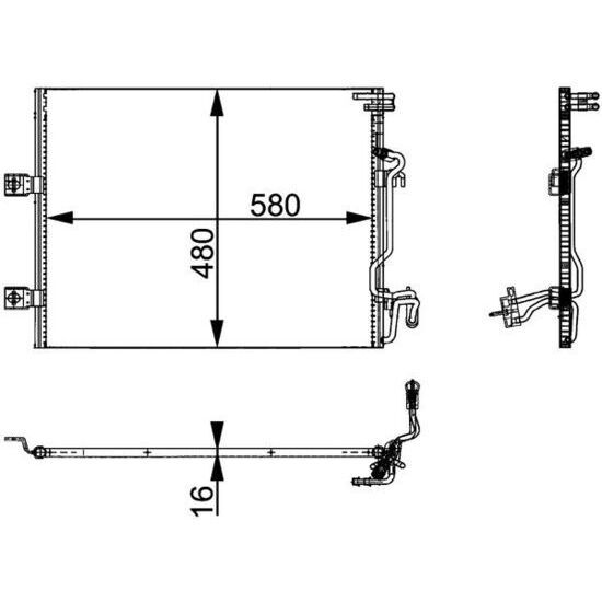 BEHR KLİMA RADYATÖRÜ W221 (A2215000454)