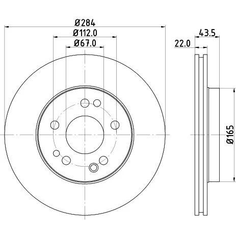 BREMBO FREN DİSKİ ÖN W124 (A1244212712)