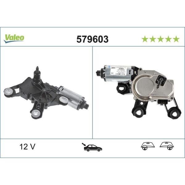 VALEO SİLECEK MOTORU A3 Q5 Q7 ARKA A4 AVANT (8E9955711)