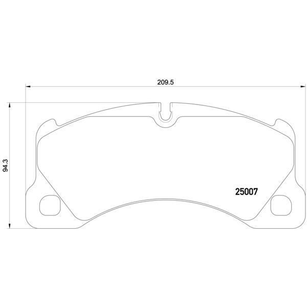 BREMBO FREN BALATASI ÖN TOUAREG 10>18 (7P0698151B)