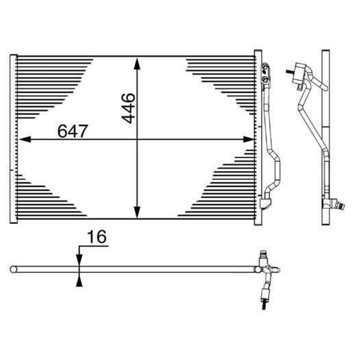 BEHR KLİMA RADYATÖRÜ W221 (2215000154)
