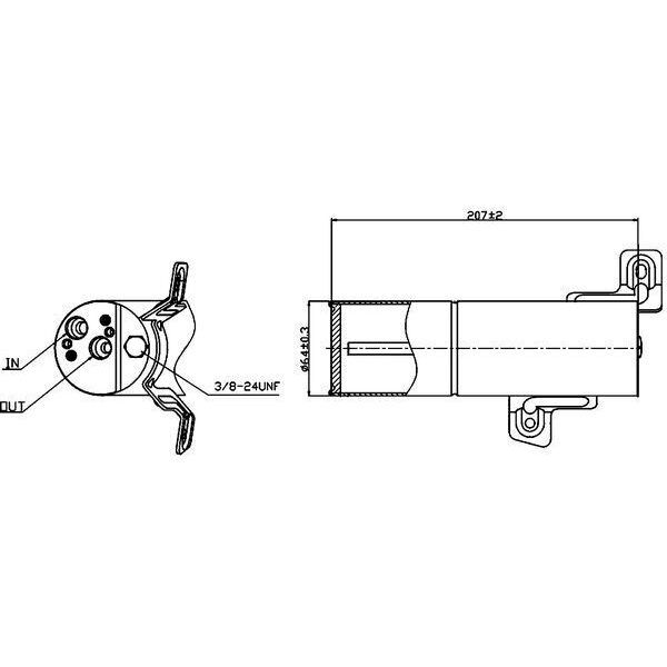 BEHR KLİMA TÜPÜ W221 (2218300283)