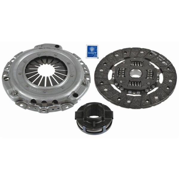 SACHS DEBRİYAJ SETİ. W124-M111. BASKI-BALATA-BILYA. KÜÇÜK. 215 ÇAP.