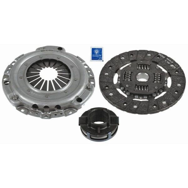 SACHS DEBRİYAJ SETİ. W124-M111. BASKI-BALATA-BILYA. KÜÇÜK. 215 ÇAP.