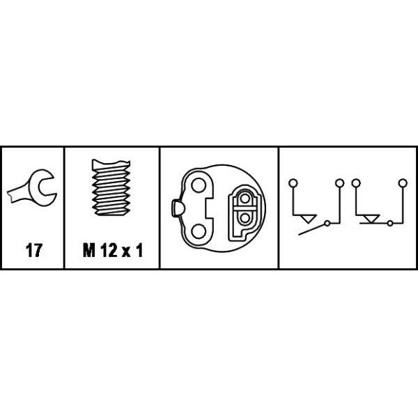 HELLA PEDAL ŞALTERİ 126 (A0005458709)