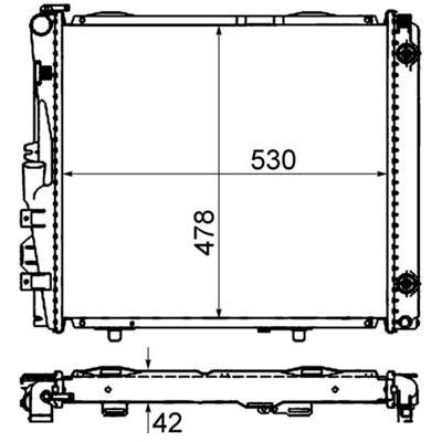 BEHR SU RADYATÖRÜ W124 (A1245009003)
